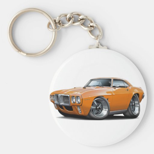 1969 Firebird Orange Car Keychain