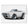 1969 Firebird White Convertible Greeting Card