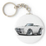 1969 Firebird White Convertible Keychain