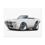 1969 Firebird White Convertible postcards