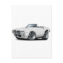 1969 Firebird White Convertible Postcard
