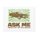 1969 Ford Torino Talladega Postcard