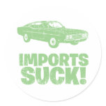 1969 Ford Torino Talladega Round Sticker