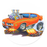 1969 GTO Judge Orange Car Sticker