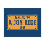 1969 Joy Ride Car postcards