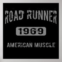 1969 Road Runner American Muscle Poster
