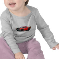 1969 Super Bee Red-Black Stock Wheels Shirt