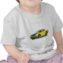 1969 Super Bee Yellow-Black Top Car T Shirt