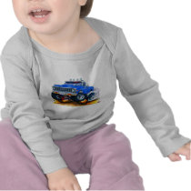 1970-72 Chevy CK1500 Blue Truck T-shirts
