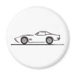 1970-72 Corvette Refrigerator Magnet