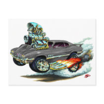 1970-72 Olds Cutlass 442 Grey Car Post Cards