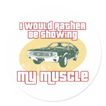 1970 AMC AMX 390 ROUND STICKERS