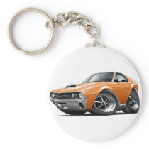 1970 AMX Orange Car Key Chains