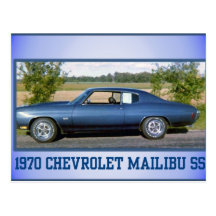 1970 Chev Super Sport Post Cards