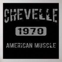 1970 Chevelle American Muscle Poster