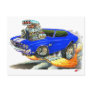 1970 Chevelle Blue-White Car Postcards