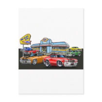 1970 Chevelle Diner Post Card
