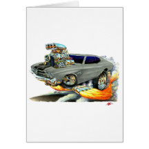 1970 Chevelle Grey-Black Car Cards