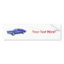 1970 Chevelle SS: Blue Finish: Bumper Sticker