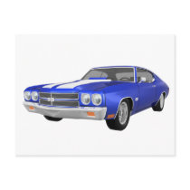 1970 Chevelle SS: Blue Finish: