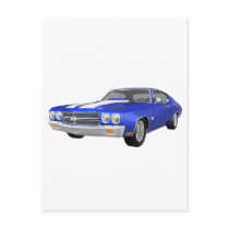 1970 Chevelle SS: Blue Finish: