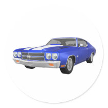 1970 Chevelle SS: Blue Finish: