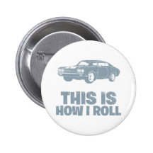 1970 Chevrolet Chevelle SS 454 Button