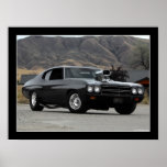 1970 Chevy Chevelle Drag Car Poster posters