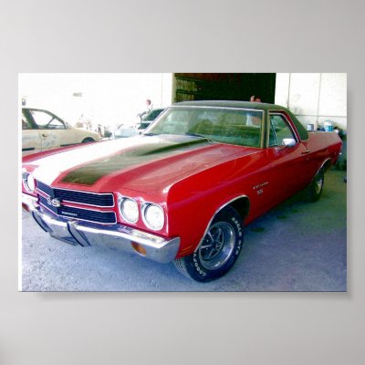 1970 Chevy El Camino SS 396 Poster by tobyqq