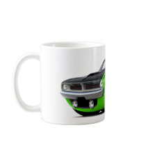 1970 Cuda AAR Lime Car Coffee Mugs