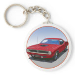 1970 Cuda Coupe Key Chains