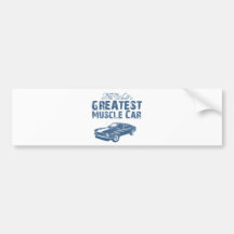 1970 Ford Mustang Mach 1 428 Bumper Sticker