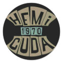 1970 HEMI CUDA stickers