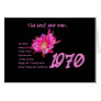 1970 - Hit Songs and the Best Year Ever Card