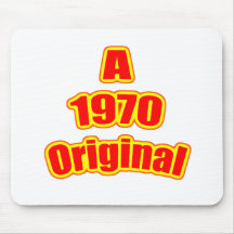 1970 Original Red Mouse Mat