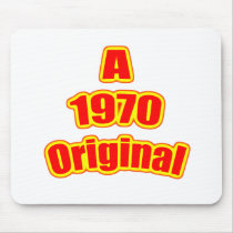 1970 Original Red Mouse Mat