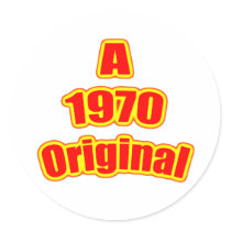1970 Original Red Stickers