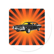 1970 Plymouth Barracuda Sticker
