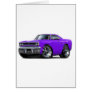 1970 Plymouth GTX Purple Car Cards