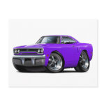 1970 Plymouth GTX Purple Car postcards