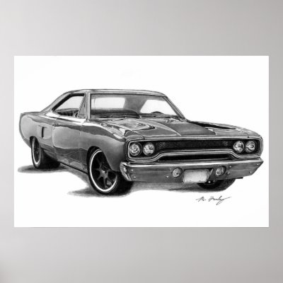 1970 Plymouth Road Runner Print by ronster67