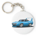 1970 Plymouth Superbird Blue Car Keychains