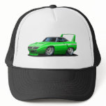 1970 Plymouth Superbird Green Car Trucker Hats