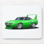 1970 Plymouth Superbird Green Car Mouse Pad