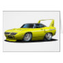 1970 Plymouth Superbird Yellow Car Card