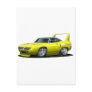 1970 Plymouth Superbird Yellow Car Post Cards