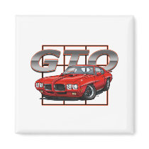 1970 Pontiac GTO Refrigerator Magnets