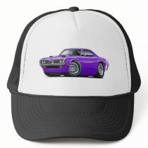 1970 Super Bee Purple-White Scoop Hood Hat
