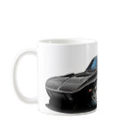 1970 Superbird Black Car Coffee Mug