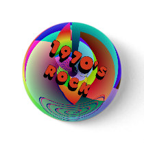 1970's Rock Button